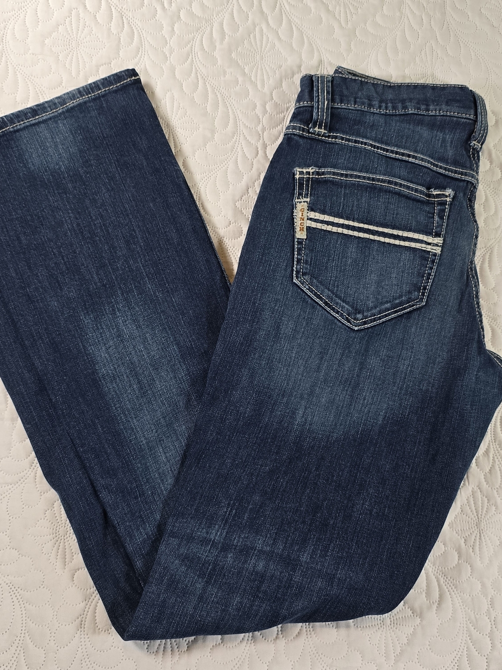 Cinch Carter 2.0 Men's Jeans 31x34 Dark Stonewash Relaxed Bootcut Stretch Denim